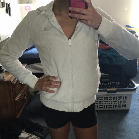 The North Face Jackets & Blazers - North face fuzzy sweatshirt jacket
